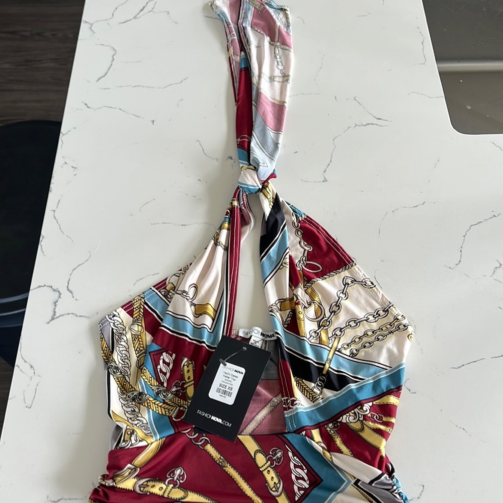 halter top new with tags too small